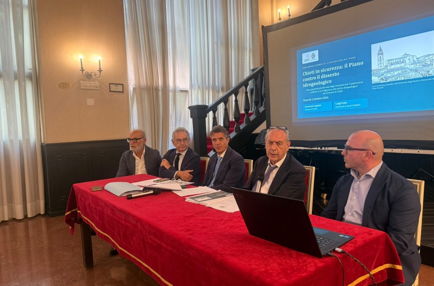 Dissesto idrogeologico di Chieti: ecco il Piano da 129,5 milioni 