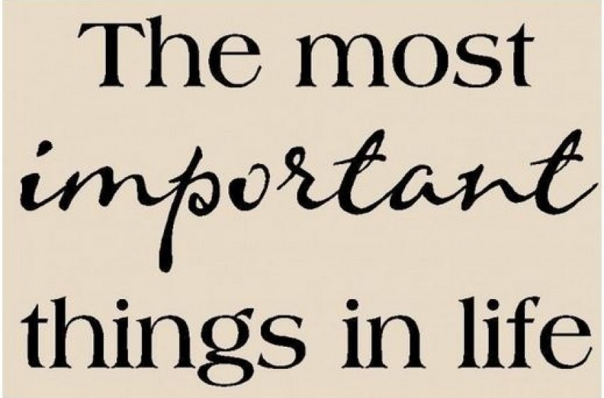 The Most Important Things