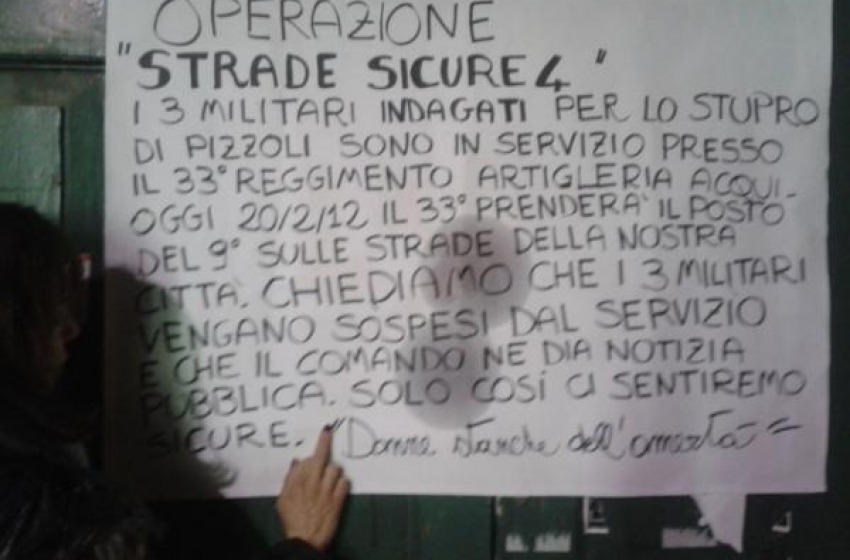 Stupro, sospetti sui caporali