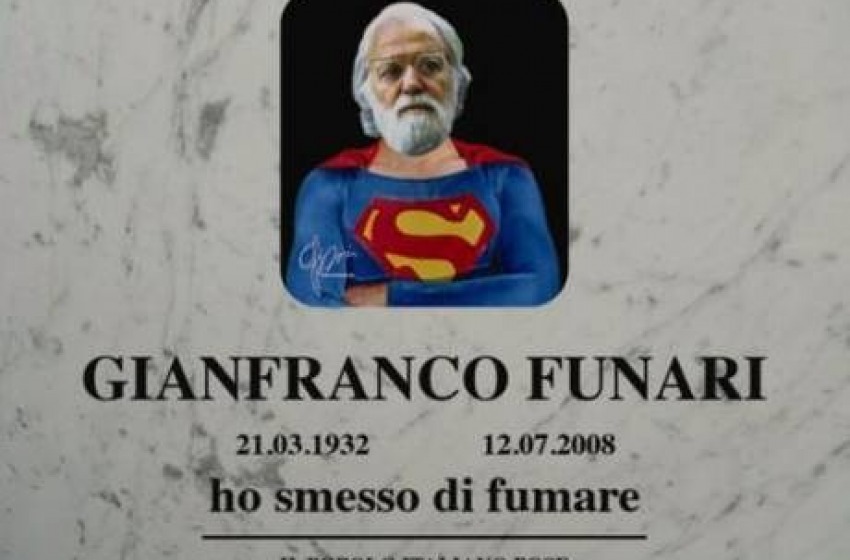 Pep Marchegiani: Una lapide Pop per Gianfranco Funari
