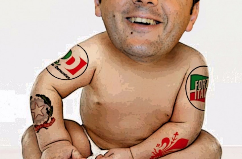 Renzi come Daniele Sebastiani nell'hashtag Twitter #iosonosereno