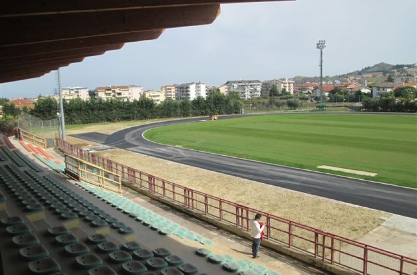 Montesilvano, riparte il cantiere dello stadio di via Senna