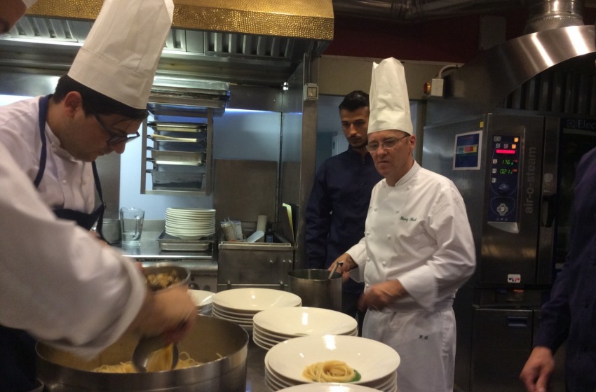 A pranzo con la chef-star Heinz Beck