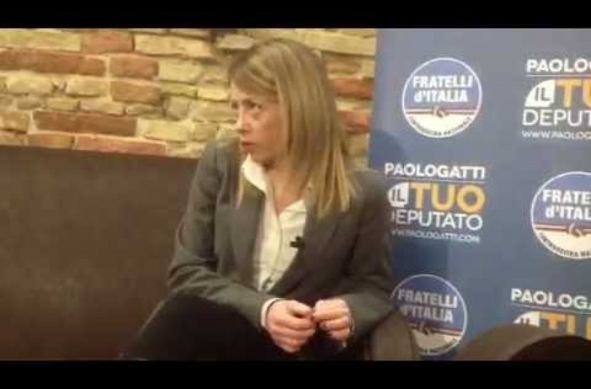 Giorgia Meloni (interview)